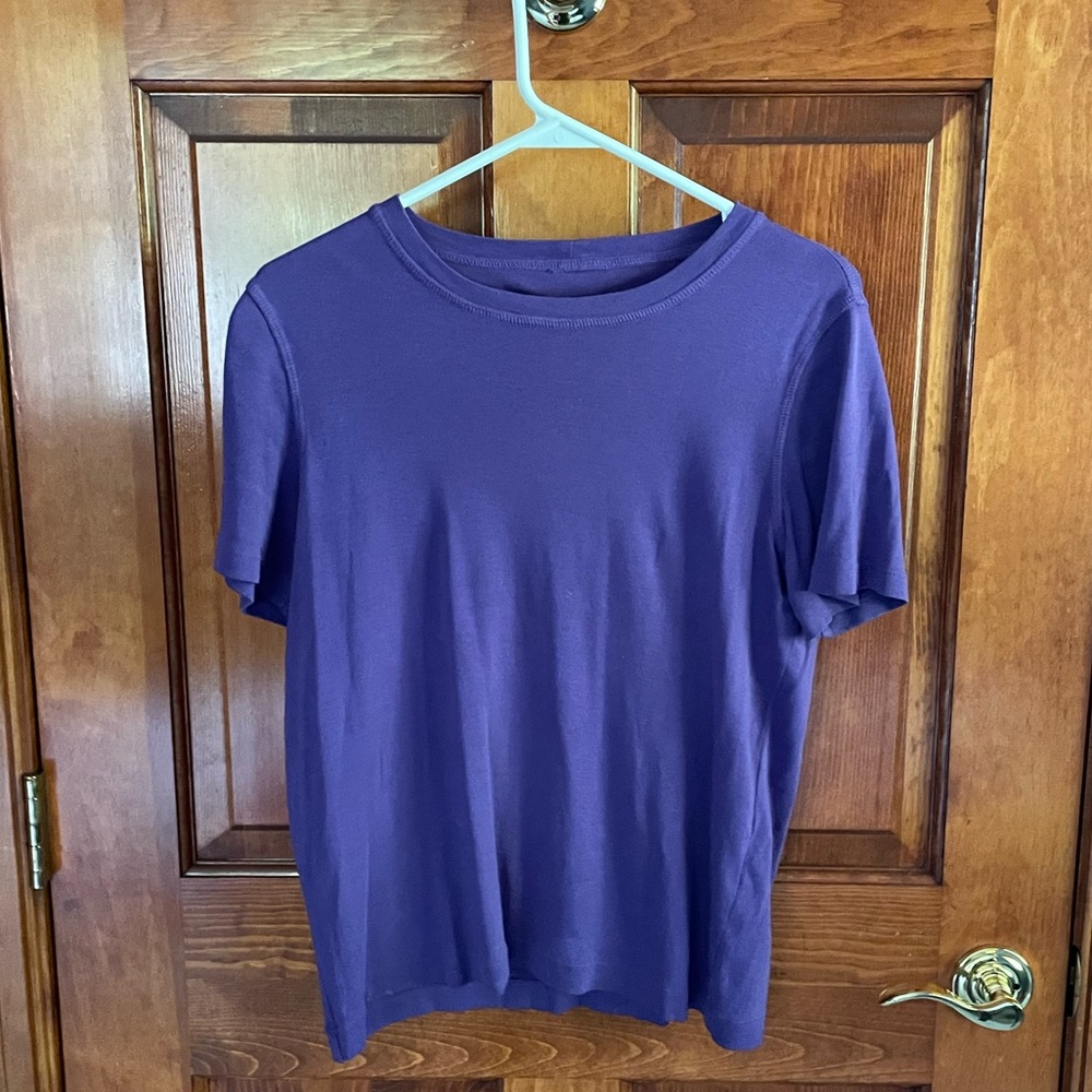 Raquel Allegra tee in purple